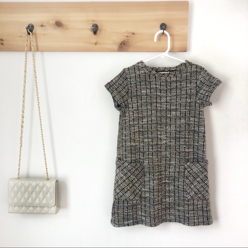 Mango Tweed Dress